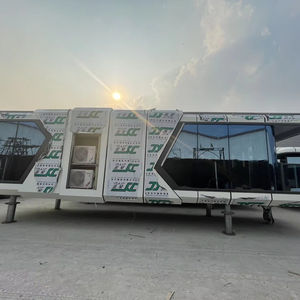 Mini villa mobile de style <span class=keywords><strong>roman</strong></span>, structure en acier préfabriquée, capsule de sommeil, conteneur de maison, imperméable pour hôtels, bureaux, parcs - Product Image 2