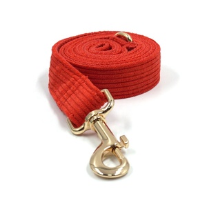 <span class=keywords><strong>Tiktok</strong></span> <span class=keywords><strong>me</strong></span> hizo comprarlo 2024 collar calmante para perros de pana Linda correa de perro personalizada y collar elegantes correas de Mascota de pana roja - Product Image 5