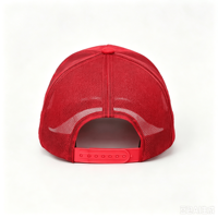 Casquette de camionneur personnalisée OEM, créez votre propre logo, en daim, 5 panneaux, maille, fermeture à pression, pour hommes, avec patch brodé 3D, vente en gros
