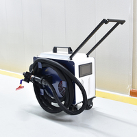 Nettoyeur laser à impulsions mini 100W portable pour le polissage de précision de l'acier inoxydable et l'élimination des oxydes de moule