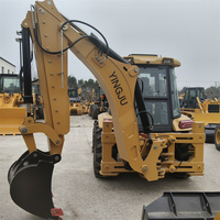 Chargeuse sur pneus CAT420 TLB 4F4R à transmission Power Shift, forte traction, pour terrains accidentés et complexes, haute performance