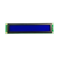 Modul LCD BIRU STN Transmisif 20 Karakter 2 Baris Antarmuka 8-bit Modul Tampilan Lampu Latar Putih Samping