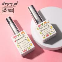 SAGALAGA Gel d'estampage pour ongles, application facile, design DIY, séchage à l'air, sans lampe, OEM ODM, marque privée