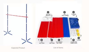<span class=keywords><strong>Jeu</strong></span> de <span class=keywords><strong>limbo</strong></span> intérieur et extérieur pour les fêtes d'enfants, jeux de jardin, jeux de pelouse pour enfants et adultes - Product Image 3
