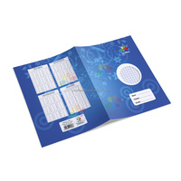 Vente chaude sur le marché africain Cahier d'exercices standard 17x22cm Gamme complète de pages Pour la distribution scolaire à Madagascar