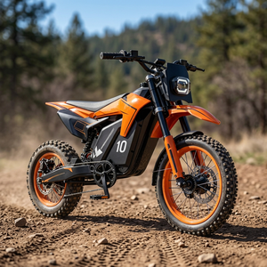 Motocicleta Eléctrica Enduro, Batería de 52V 23Ah, Motor Central sin Escobillas de 3200W de Potencia Máxima, Frenos Hidráulicos, Suspensión Completa, Bicicleta para Adultos - Product Image 2