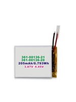 3.87V 205mAh 302126 baterai Li-Ion polimer untuk jam tangan pintar olahraga VENU SQ 2 361-00136-20 361-00136-21 F045