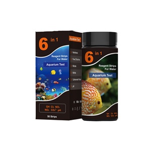 Kit de tests d'eau douce et de mer pour Aquarium, bandes de <span class=keywords><strong>Test</strong></span> d'eau douce, livraison gratuite - Product Image 1