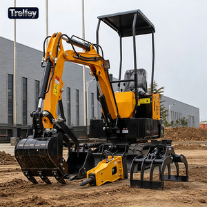 Mini Excavadora de 1 Tonelada, Mini Excavadora de Orugas, Excavadora Pequeña, CE EPA Euro 5, Motocross, Construcción de Pistas, BMX, Construcción de Caminos - Product Image 1