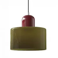 Lustre Nordique Moderne en Verre pour Chambre à Coucher, Petite Suspension Longue pour Restaurant et Bar, Lampe d'Ambiance Simple E27