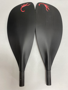 Pagaia <span class=keywords><strong>da</strong></span> Kayak 100% Carbonio con Asta Curva, Ultraleggera ed Ergonomica per Touring, Riduce l'Affaticamento del Polso, Logo Disponibile per l'Ingrosso - Product Image 5