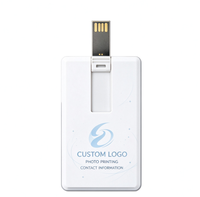 Sampel Gratis Harga Murah USB Stick Kosong 1gb 2gb 4gb 8gb 16gb 32gb USB Pendrive Kartu Kredit untuk Hadiah USB Stick Kartu Bisnis