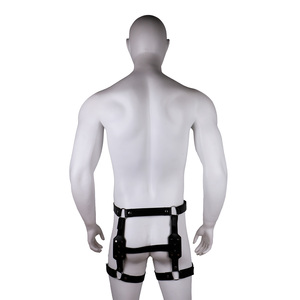 Arnés de cuero con pinchos para caderas y piernas, para sujeción de pie en pie, BDSM, Bondage corporal, fetichismo gay, juguetes sexuales para parejas esclavas. - Product Image 3