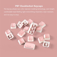 Hotsale Multi-Color Pudding Doubleshot 129 Keys PBT Translucent Keycaps for 61/62/64/68/84/87/104/108/980K Mechanical Keyboard