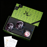 Boîte cadeau de luxe artisanale pour verres, emballage rigide pour gobelets, tasses à café, ensembles de vaisselle, boîte d'emballage pour cadeaux de mariage et d'anniversaire