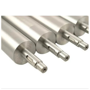 Rodillo de metal de acero industrial directo de fábrica Tamaño personalizado disponible para usos industriales Rodillos de goma - Product Image 1