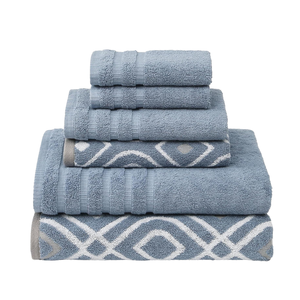 Luxury Woven Solid Color Square Adult Hotel <b>Bath</b> <b>Towel</b> <b>Set</b> 100% Cotton Quick-Dry Custom Branding Options Wholesale - Product Image 1