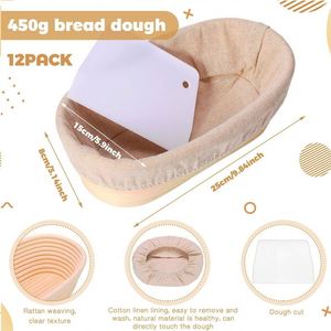 Cesta Redonda <span class=keywords><strong>de</strong></span> Prueba Brotform, Juego <span class=keywords><strong>de</strong></span> Utensilios <span class=keywords><strong>de</strong></span> Masa Madre <span class=keywords><strong>de</strong></span> 10 Pulgadas, Rebanador <span class=keywords><strong>de</strong></span> Masa Larga Indonesia, Batidor <span class=keywords><strong>de</strong></span> <span class=keywords><strong>Pan</strong></span> <span class=keywords><strong>Cerca</strong></span> <span class=keywords><strong>de</strong></span> <span class=keywords><strong>Mí</strong></span>, 6 Pulgadas - Product Image 4