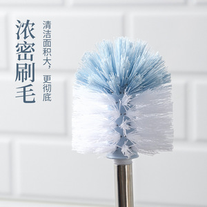 Long Handled Toilet <b>Brush</b> Nylon Bristles Extended Handle For Bathroom Cleaning - Product Image 3