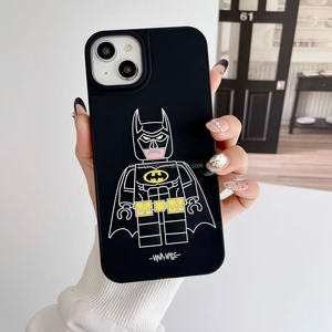 Venta al por mayor 3D silicona funda de teléfono móvil para iPhone 17 <span class=keywords><strong>16</strong></span> 15 14 Pro Max goma escudo Iron Man cubierta 13 12 11 - Product Image 4