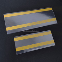 Étiquette de prix en plastique adhésif bandes de données étagère porte-étiquette supermarché étagère porte-prix étagère bord bandes