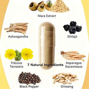 Suppléments à base de plantes Maca Root Extrat <span class=keywords><strong>Capsule</strong></span> Men Energy Support pour une puissance d'homme forte - Product Image 5