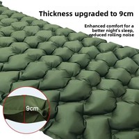 Matelas de camping auto-gonflant ultraléger et compact en TPU, imperméable, pour activités de plein air et randonnée, avec logo personnalisé