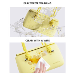 FUNGOOFUN Borsa a Spalla Tote Impermeabile in EVA Eco <span class=keywords><strong>di</strong></span> Lusso Firmata da Donna Borse alla <span class=keywords><strong>Moda</strong></span> con Cerniera Fornitore all'Ingrosso <span class=keywords><strong>Online</strong></span> - Product Image 4