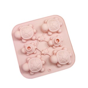 Reusable 8 Holes Big and Small Turtle Silicone Plaster <strong>Doll</strong> <strong>Mold</strong> Handmade Silicone Turtle Soap Pudding Cake Decoration <strong>Molds</strong> - Product Image 6