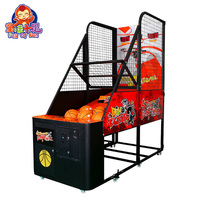Centre d'amusement de vente chaude Machine de basket-ball électronique Machine de jeu d'arcade de basket-ball de rue intérieure à jetons