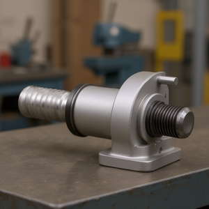 Complete Screw Assembly For Modular <b>Vice</b> 10mm Threaded Shaft With Hex Head And Rubber Seal - Product Image 3