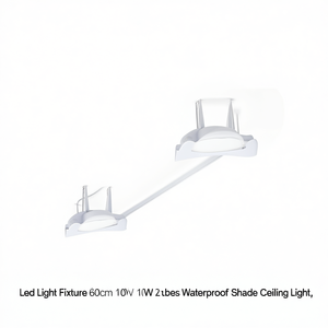 Led <b>Light</b> Fixture 60cm 10W 2 Tubes Waterproof Shade <b>Ceiling</b> <b>Light</b> - Product Image 3