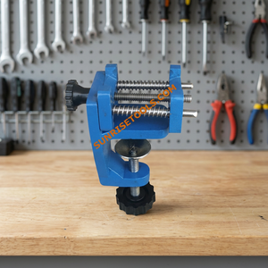 Support de boîtier de montre en fer SUNTOOLS/STIPL bleu pour outils de meulage avec pince réglable et boutons – Service de fabrication de moules - Product Image 5