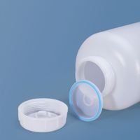 Bouteille en plastique HDPE de 5 L de haute qualité avec bouchon à vis, type de conteneur scellable pour détergent liquide, vente en gros