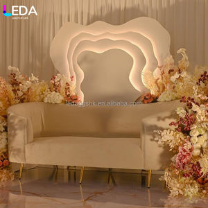 Panel de Fondo Acrílico Blanco con Luces LED para Pasillo de Boda, Arco de Boda, Decoración de Eventos y Fiestas - Product Image 1