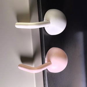 Plastic <b>Refrigerator</b> Door Lock Child Safety Latch for Fridge Cabinet Baby Proof Handle Cover in Pastel Colors - Product Image 2