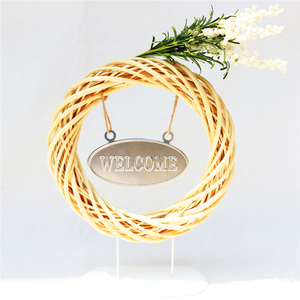 Kingwillow casa della decorazione della parete a mano Appeso Albero di <span class=keywords><strong>Natale</strong></span> decor Rotonda tessuto di vimini decorazioni Di <span class=keywords><strong>Natale</strong></span> - Product Image 1