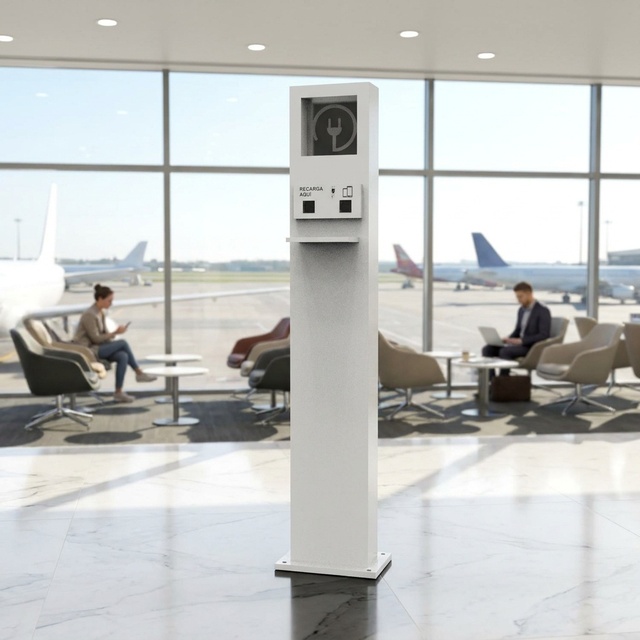 Mobile Phone Charging Station Multi-Port Cell Phone Charger Kiosk for Restaurant Hotel Mall