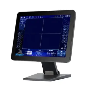 15-Zoll-Metallbasis-Klapp-LCD-Touchscreen-Monitor Desktop-PC-Computer monitor