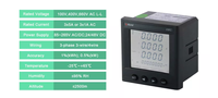 Compteur d'énergie monophasé Acrel AMC96-AV, dispositif de surveillance de tension, affichage numérique pour installation en armoire, Modbus-Rtu