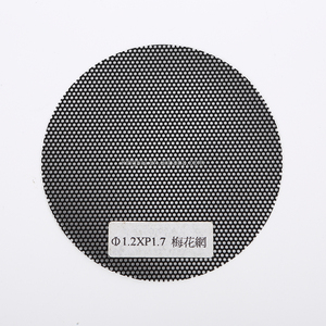 Accesorios de malla negra de fábrica OEM, cubiertas de rejilla de altavoz de Metal, malla metálica tejida para altavoz - Product Image 4