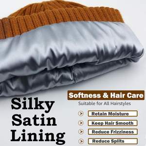 Roybens Womens Wool Knit <b>Beanie</b> Ski Cap Warm Winter Hat Unisex Soft Cuffed Skull Cap for Outdoor Activities - Product Image 6