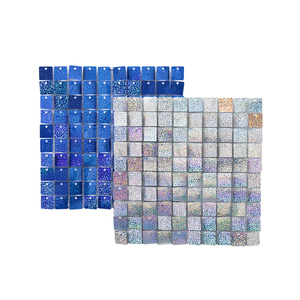 Plaque de boucle autobloquante clignotante en PVC diamant pour décoration murale intérieure Panneaux muraux texturés 3D Panneau aérodynamique miroir doré