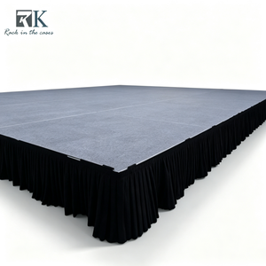 Heavy Duty Smart Stage Aluminum Smart Stage Equipment Portable Stage <b>Kit</b> with Skirts - Product Image 1
