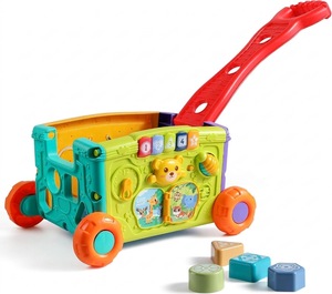 EPT Nuevo Carro <span class=keywords><strong>de</strong></span> Actividades Musicales Educativo Multifuncional, Bloques <span class=keywords><strong>de</strong></span> Construcción, Asistente para Caminar para Niños Pequeños, Andador para Bebés - Product Image 1