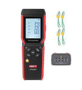 UNI-T UT325F เครื่องวัดอุณหภูมิเทอร์โมคัปเปิล 4 ช่องแบบพกพา ความแม่นยำสูง สำหรับงานอัตโนมัติ - Product Image 1