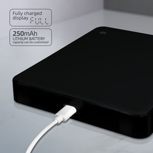 화이트 블랙 유리 전자 계량 저울 3kg 디지털 충전식 커피 저울 타이머 0.1 그램 - Product Image 3