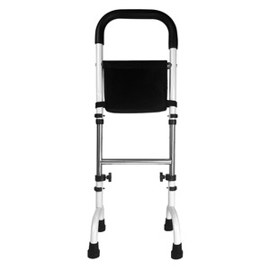 Walker <b>Rollator</b> Height Adjustable 75-91cm 30cm Width Anti Slip For Elderly Mobility Aid - Product Image 2