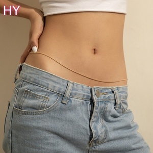 HY Joyería Corporal de Moda para Mujer, Cadena de Cintura Sexy con Diseño Espiga y Tres Capas de Serpiente para Fiesta - Product Image 2