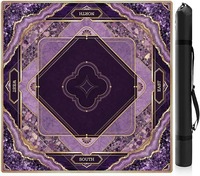 Tapis de Mahjong de Luxe en Caoutchouc, Silencieux et Antidérapant, Violet, pour Jeu de Table, Imperméable, Idéal pour les Soirées de Jeu à Domicile - Vente Chaude en Gros